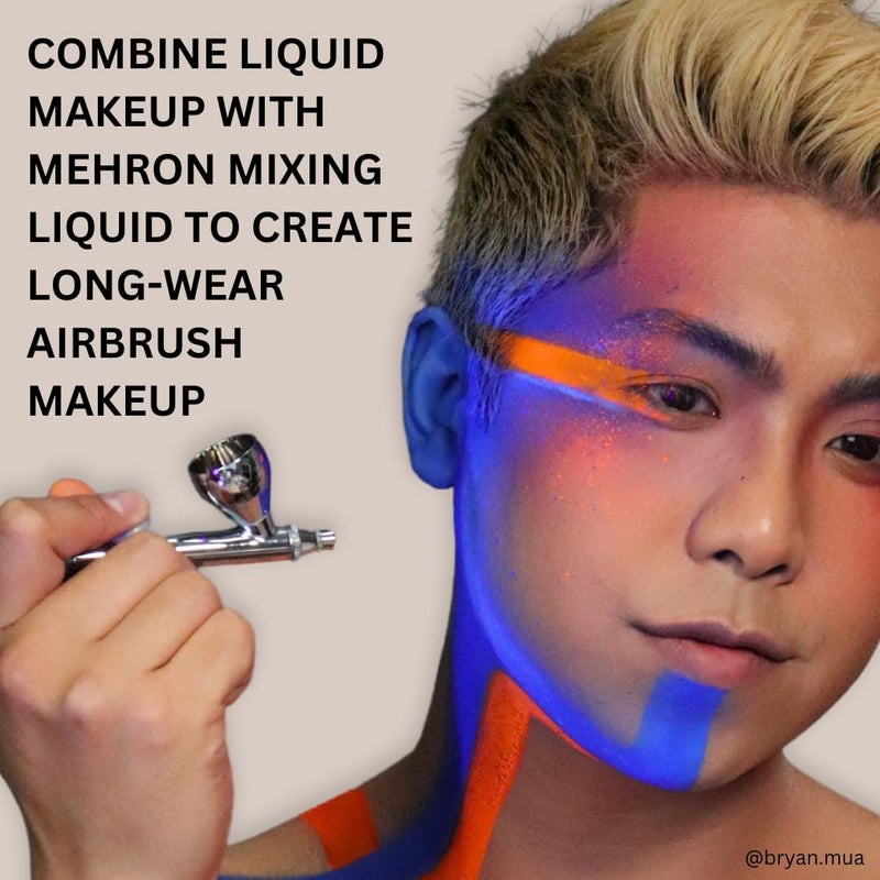Mehron Makeup Liquid Makeup | Face Paint and Body Paint Perfect for Halloween, Cosplay I Air Brush Compatible Body Paint(1 oz) (YELLOW) - Image 5